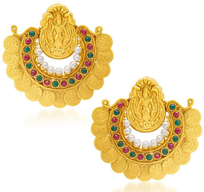 87% OFF on Sukkhi Excellent Temple Coin 24K Yellow Gold Plated Copper Dangle Earring 87% OFF on Sukkhi Excellent Temple Coin 24K Yellow Gold Plated Copper Dangle Earring