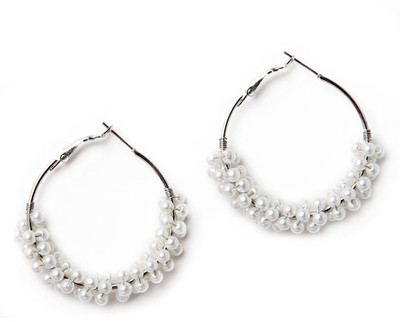 38% OFF on Trinketbag Bubble Head Balis Alloy Hoop Earring