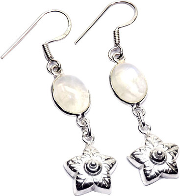 Admyro Spring Sparkle Silver Dangle Earring