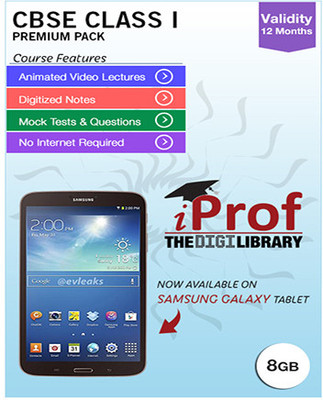 17% OFF on iProf CBSE Class 1 Maestro Series Premium Pack with Samsung Galaxy Tab 3 T211 17% OFF on iProf CBSE Class 1 Maestro Series Premium Pack with Samsung Galaxy Tab 3 T211