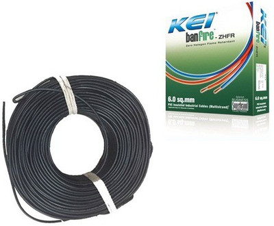 10% OFF on KEI FR PVC, PVC 1.5 sq/mm Black 180 m Wire 10% OFF on KEI FR PVC, PVC 1.5 sq/mm Black 180 m Wire