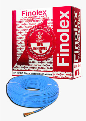 2% OFF on Finolex FR PVC, PVC 1 sq/mm Blue 90 m Wire 2% OFF on Finolex FR PVC, PVC 1 sq/mm Blue 90 m Wire