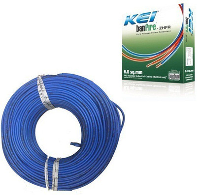 10% OFF on KEI FR PVC, PVC 2.5 sq/mm Blue 180 m Wire