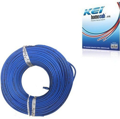 36% OFF on KEI FR PVC, PVC 1 sq/mm Blue 180 m Wire 36% OFF on KEI FR PVC, PVC 1 sq/mm Blue 180 m Wire