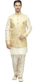 Manyavar Men's Kurta and Breeches Set