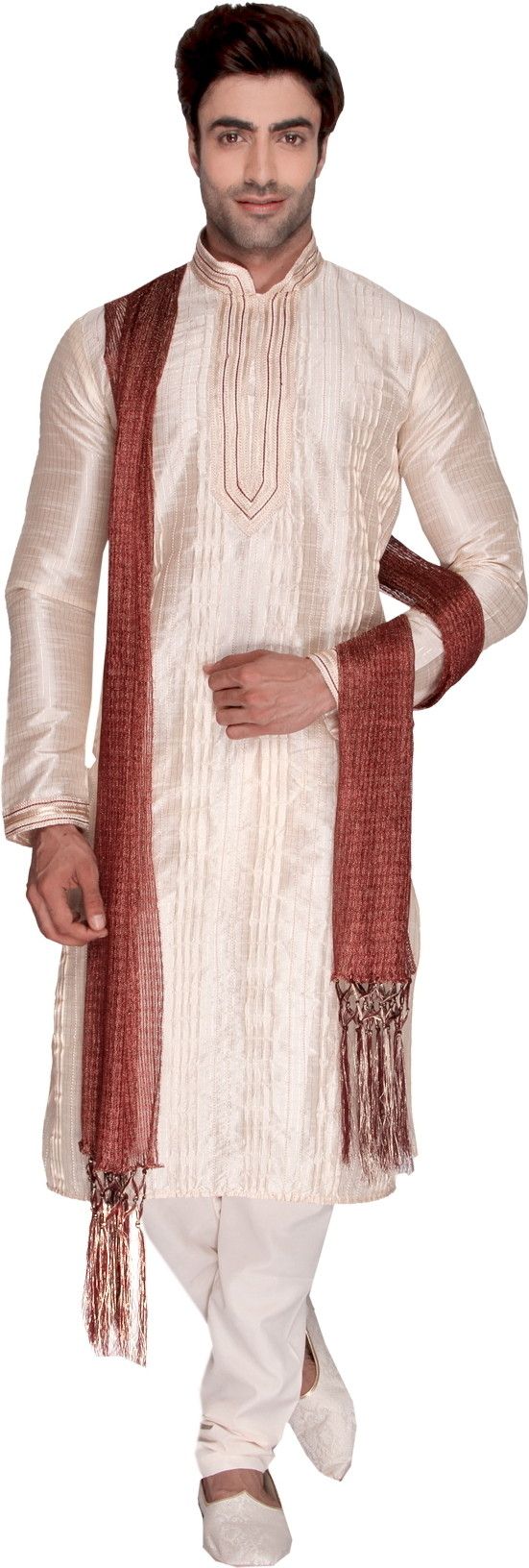 80% OFF on Clai Men's Kurta and Churidar Set