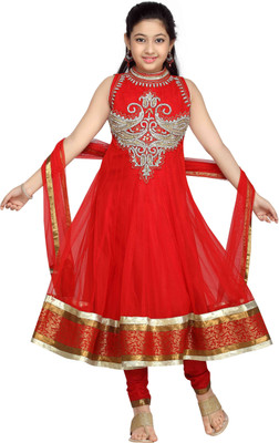 62% OFF on Aarika Girl's Kurta and Churidar Set 62% OFF on Aarika Girl's Kurta and Churidar Set