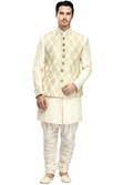 Manyavar Men's Kurta and Breeches Set Manyavar Men's Kurta and Breeches Set