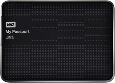 WD My Passport Ultra 2.5 inch 1 TB External Hard Drive (Black) 