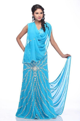 Chhabra 555 Georgette Printed Lehenga Choli Material Unstitched Chhabra 555 Georgette Printed Lehenga Choli Material Unstitched