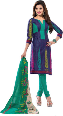 76% OFF on Drishti Cotton Printed Dress/Top Material Unstitched