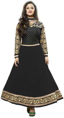 76% OFF on Reya Georgette Embroidered Dress/Top Material Unstitched 76% OFF on Reya Georgette Embroidered Dress/Top Material Unstitched