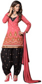 70% OFF on Viva N Diva Cotton Self Design Semi-stitched Salwar Suit Dupatta Material Unstitched