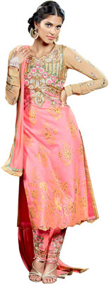 60% OFF on Go traditional Net Embroidered, Printed Semi-stitched Salwar Suit Dupatta Material Unstitched 60% OFF on Go traditional Net Embroidered, Printed Semi-stitched Salwar Suit Dupatta Material Unstitched