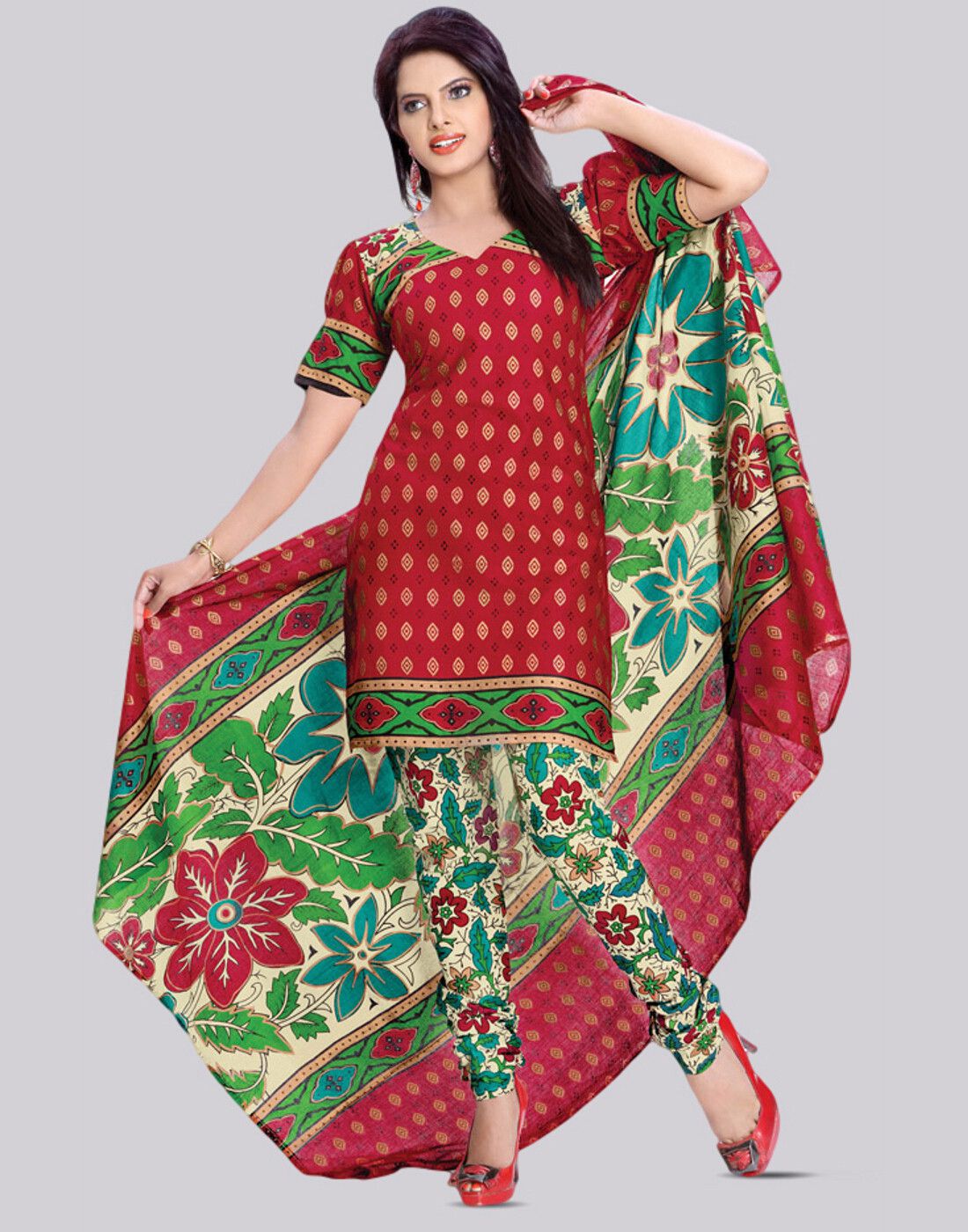 Dolly Cotton Printed Dress/Top Material Price in India Buy Dolly