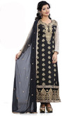 25% OFF on Panghatt Viscose Embroidered Salwar Suit Dupatta Material Unstitched