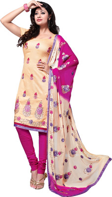 32% OFF on Hiva Cotton Self Design Semi-stitched Salwar Suit Dupatta Material Unstitched 32% OFF on Hiva Cotton Self Design Semi-stitched Salwar Suit Dupatta Material Unstitched