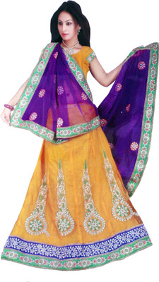 Sonakshi Creation Net Self Design Semi-stitched Lehenga Choli Material Unstitched Sonakshi Creation Net Self Design Semi-stitched Lehenga Choli Material Unstitched