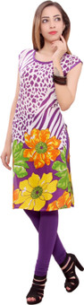 Kurti Studio Cotton Floral Print Kurta Fabric, Kurti Fabric Un-stitched