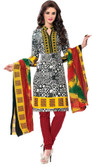 65% OFF on Drishti Cotton Printed Dress/Top Material Unstitched
