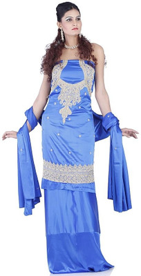 Chhabra 555 Satin Printed Lehenga Choli Material Unstitched