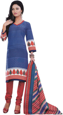 63% OFF on Slassy Cotton Printed Salwar Suit Dupatta Material Unstitched 63% OFF on Slassy Cotton Printed Salwar Suit Dupatta Material Unstitched