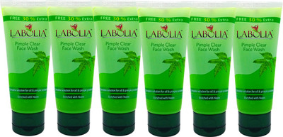 5% OFF on Labolia Pimple Clear Face Wash - 6 Nos. - Enriched with Neem - 6 X 65 ML 390 ml 5% OFF on Labolia Pimple Clear Face Wash - 6 Nos. - Enriched with Neem - 6 X 65 ML 390 ml