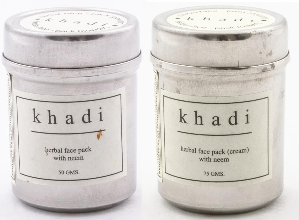 Khadi COMBO - Neem Face Pack Powder & Cream 125 g Khadi COMBO - Neem Face Pack Powder & Cream 125 g