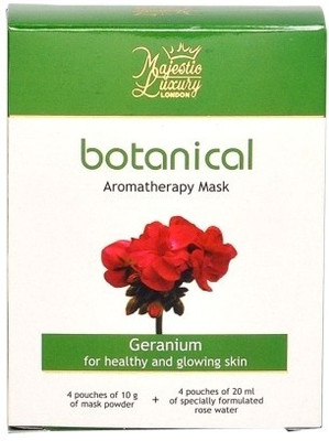 Majestic Luxury London Geranium Face Mask 80 g Majestic Luxury London Geranium Face Mask 80 g