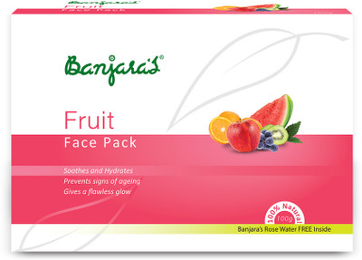 10% OFF on Banjaras Face Pack Fresh fruit Powder 100 g 10% OFF on Banjaras Face Pack Fresh fruit Powder 100 g