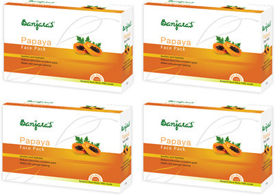 30% OFF on Banjaras Papaya Facepack 100 GMS set of 4 pack 400 g 30% OFF on Banjaras Papaya Facepack 100 GMS set of 4 pack 400 g