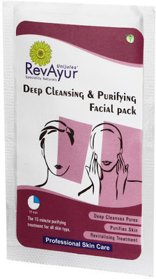 31% OFF on RevAyur Deep Cleansing & Purifying Facial Pack 25 g 31% OFF on RevAyur Deep Cleansing & Purifying Facial Pack 25 g
