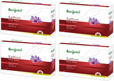 30% OFF on Banjaras Saffron Facepack 100 GMS set of 4 pack 400 g 30% OFF on Banjaras Saffron Facepack 100 GMS set of 4 pack 400 g