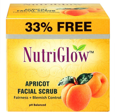 30% OFF on NutriGlow Apricot Facial Scrub 60 g 30% OFF on NutriGlow Apricot Facial Scrub 60 g
