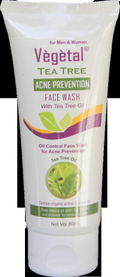 Vegetal Tea Tree Acne Prevention Face Wash Vegetal Tea Tree Acne Prevention Face Wash