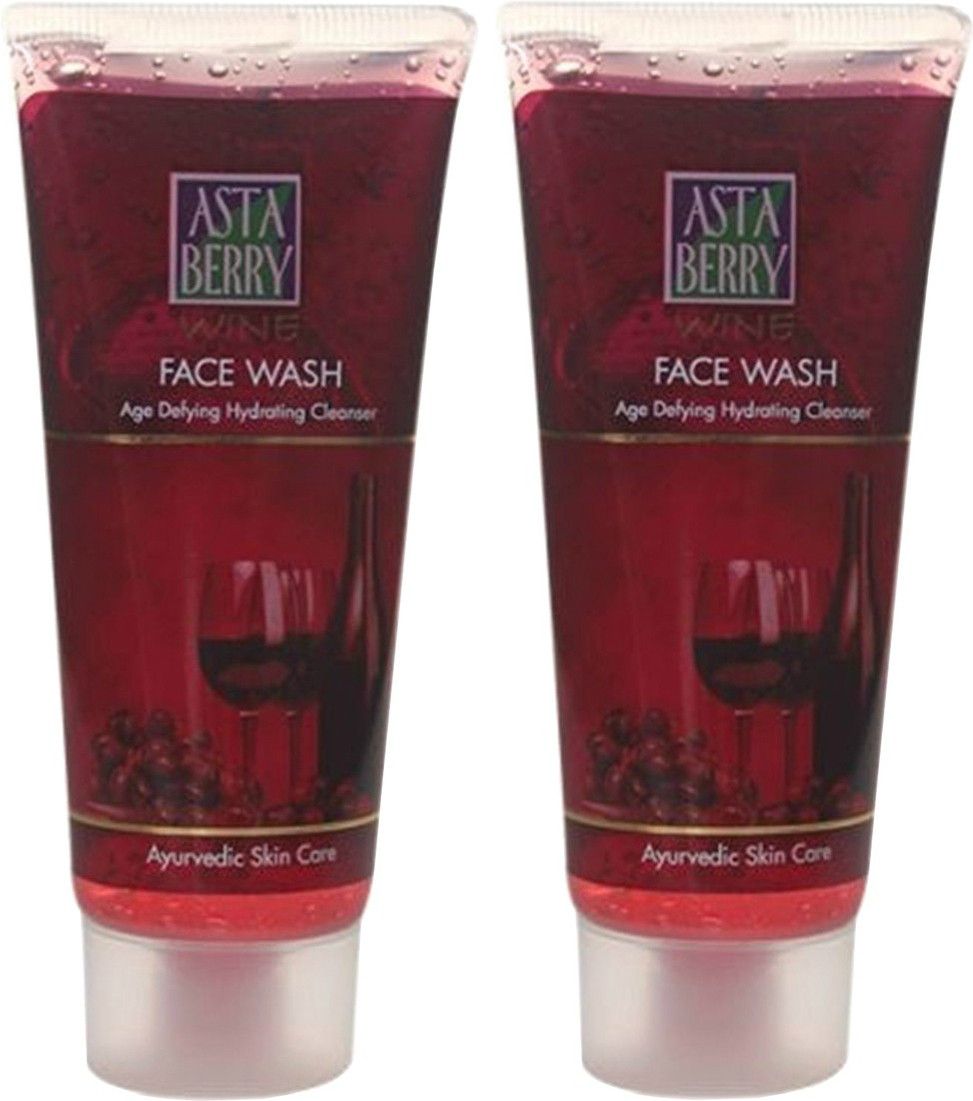 Astaberry Wine Face Wash Pack of 2 Face Wash Price in India, Buy