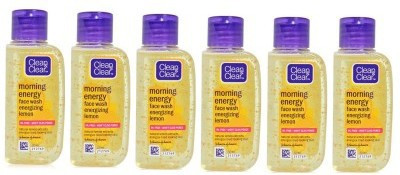 Clean & Clear Morning Energy Facewash Energizing Lemon (Pack Of 6) Face Wash - 300 Ml