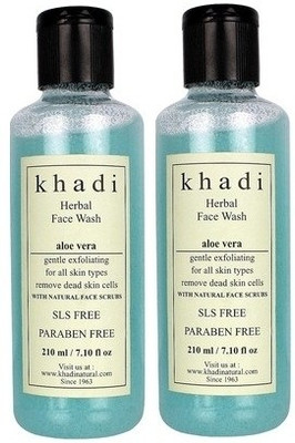 16% OFF on Khadi Herbal Aloe Vera Face Wash - Twin Pack Face Wash 16% OFF on Khadi Herbal Aloe Vera Face Wash - Twin Pack Face Wash