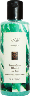 Nyah Aloevera Scrub Oil Control Face Wash Nyah Aloevera Scrub Oil Control Face Wash