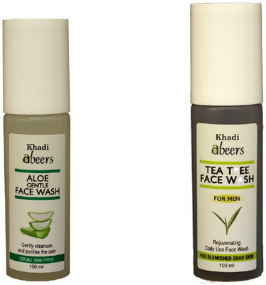 Abeers Khadi Aloe and Tea Tree Face Wash Abeers Khadi Aloe and Tea Tree Face Wash