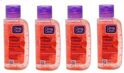 2% OFF on Clean & Clear Morning Energy Brightening Berry - (Pack of 4) Face Wash 2% OFF on Clean & Clear Morning Energy Brightening Berry - (Pack of 4) Face Wash