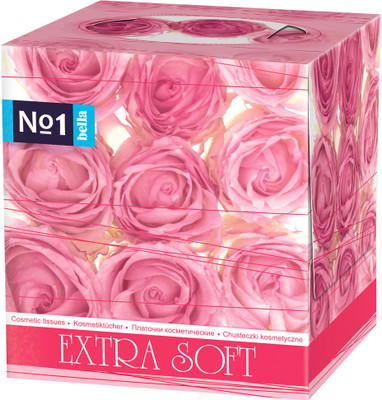 Bella Cosmetic Tissues Bella Roses A80 Pack of 80