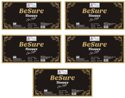 Besureindia Face Tissue Pack Pack of 5 Besureindia Face Tissue Pack Pack of 5