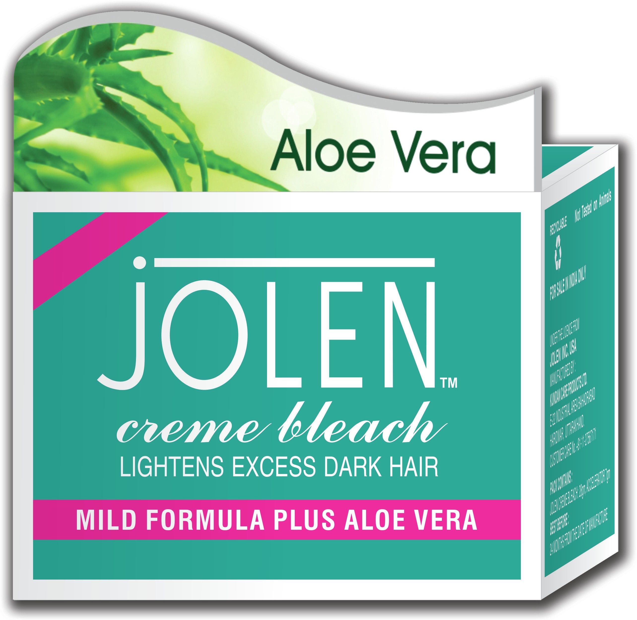 10% OFF on Jolen Aloevera Mild Bleach For Sensitive Skin 140 g 10% OFF on Jolen Aloevera Mild Bleach For Sensitive Skin 140 g