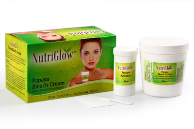 21% OFF on NutriGlow Papaya Bleach Cream 300 g 21% OFF on NutriGlow Papaya Bleach Cream 300 g