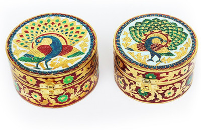 43% OFF on Lokalart LKA021105 Brass, Wooden Gift Box