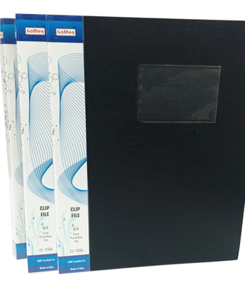 Golden School and Executive Series Polypropylene Clip Files Golden School and Executive Series Polypropylene Clip Files