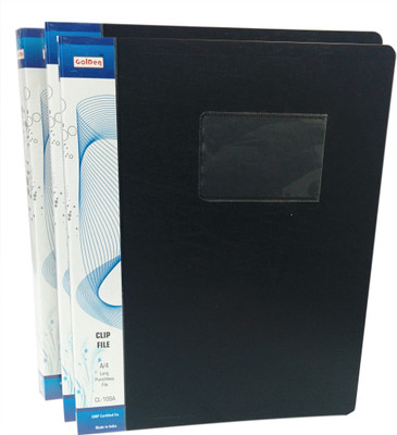 Golden School and Executive Series Polypropylene Clip Files Golden School and Executive Series Polypropylene Clip Files