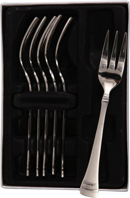 29% OFF on Mullich Reviera Stainless Steel Table Fork Set Pack of 6
