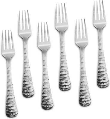 32% OFF on Cuisinier Hammered Stainless Steel Baby Fork Set Pack of 6 32% OFF on Cuisinier Hammered Stainless Steel Baby Fork Set Pack of 6